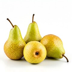 pears on a white background.