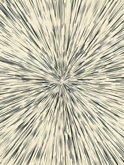 Obraz premium Abstract speed lines converging, light burst effect, motion blur background, design element