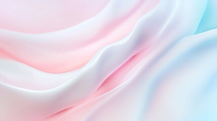 Obraz premium Gradient background with pastel shades of pink and blue blending seamlessly for versatile design applications. Generative AI