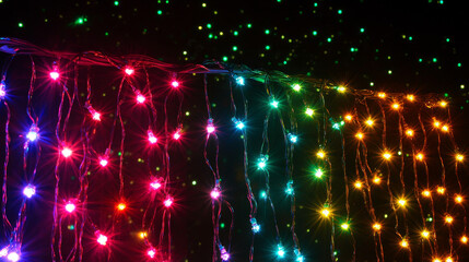Obraz premium Flare light line and sparkle glow vector gleam set. Gold, red, pink and blue neon shine beam with flash glare element. Flicker strip with laser glimmer border realistic overlay. Green isolated twinkle