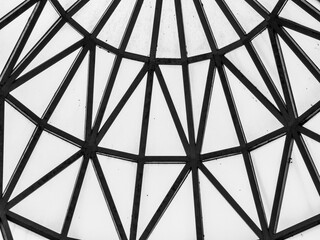 Metal Framework: Abstract Roof Construction