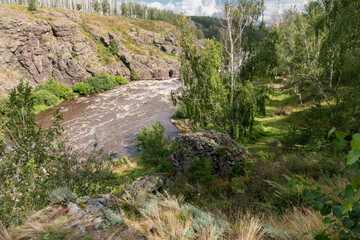 Howler Threshold on the Iset River, Kamensky city district, Sverdlovsk region