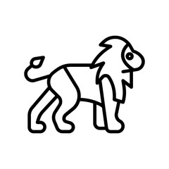 Lion Vector Icon