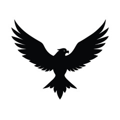 eagle in flight vector illustration
