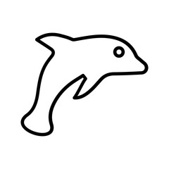 Dolphin Vector Icon