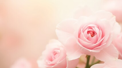 Fototapeta premium Close-up Pink rose petal sweet and smoot background for valentine's day.v