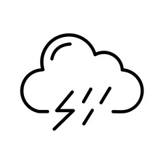 Thunderstorm Vector Icon