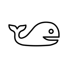 Whale Vector Icon