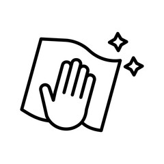 Cleaning Cloth Vector Icon