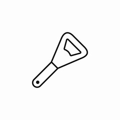 bottle opener icon sign vector