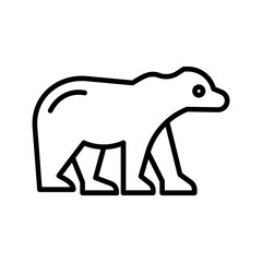 Polar Bear Vector Icon