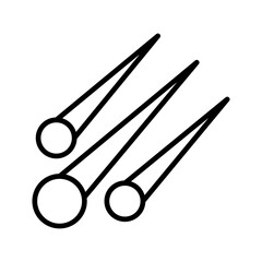 Meteor Shower Vector Icon