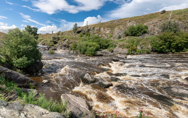 Howler Threshold on the Iset River, Kamensky city district, Sverdlovsk region