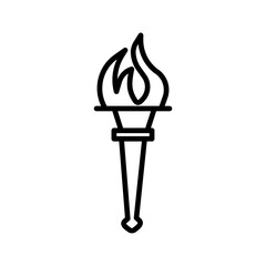 Liberty Torch Vector Icon