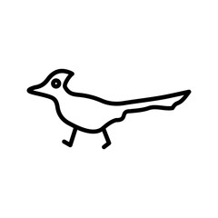 Roadrunner Vector Icon