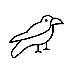 Crow Vector Icon