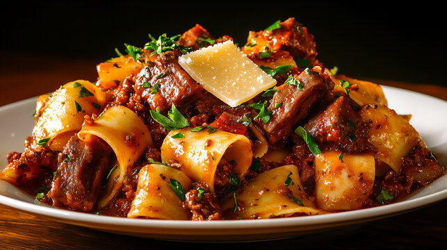  pappardelle al cinghiale plate