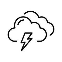 Lightning Bolt Vector Icon