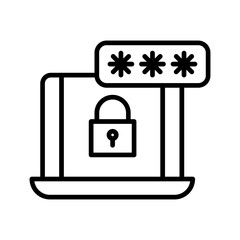 Secure Login Vector Icon