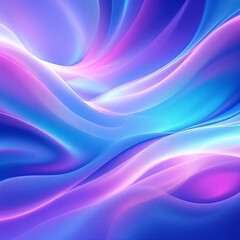 Obraz premium Flowing Abstract Light Waves in Vibrant Purple Pink and Lavender Hues
