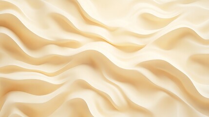 Obraz premium Soft reflections and subtle sandy textures in golden beige create a serene and tranquil atmosphere. Generative AI