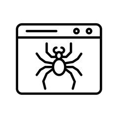 Spider Web Vector Icon