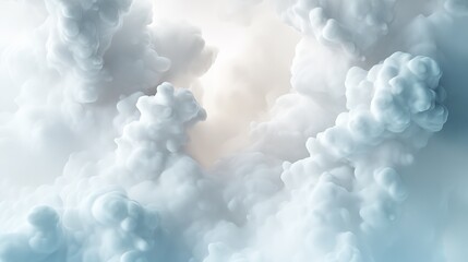 Cloudy abstract texture in silver and white with metallic highlights, perfect for backgrounds or design projects. Generative AI