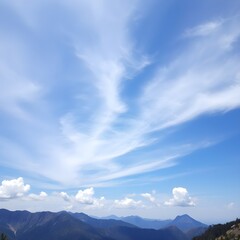 Obraz premium clouds over the mountains