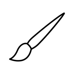 Art Brush Vector Icon