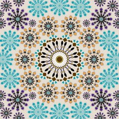 Indian ethnic tribal fabric patterns in a captivating mandala style featuring white. These designs ethnic blend traditional motifs with the rich heritage of  ethnic ancient Indian crafted for the text
