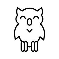 Snowy Owl Vector Icon