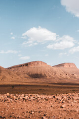 Inóspito desierto en Marruecos
