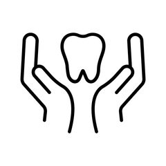 Obraz premium Dental Insurance Vector Icon