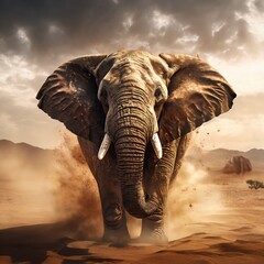 Fototapeta premium Elephant, Elephant Eye, Elephant Lovers, Animal Art, Elephant images Elephant Beauty, 