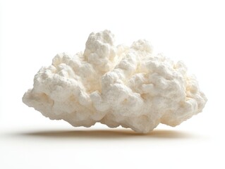 Abstract Fluffy White Cloud Form
