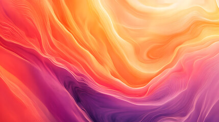 Obraz premium Fiery hues of orange and pink filling the sky, creating a warm, energetic atmosphere.