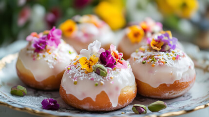 Pączki z lukrem, pączki z czekoladą, tłusty czwartek, domuts
