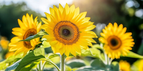 Obraz premium sunflower in the field
