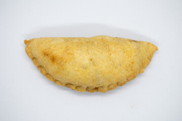 curry puff pastry isolated on white background