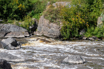 Howler Threshold on the Iset River, Kamensky city district, Sverdlovsk region