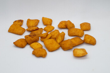 Muruku snack, a spicy fish flavored savory snack