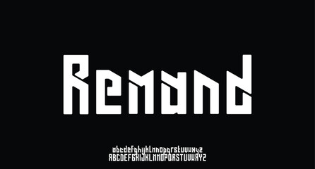 Sports minimal tech font letter set. Luxury vector typeface for company. Modern gaming fonts logo design 
