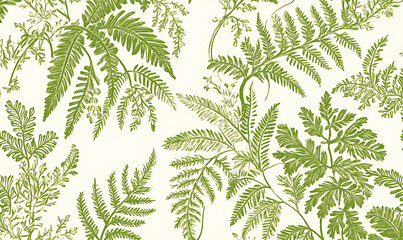 flowers and leaves in pictures illustrator2D