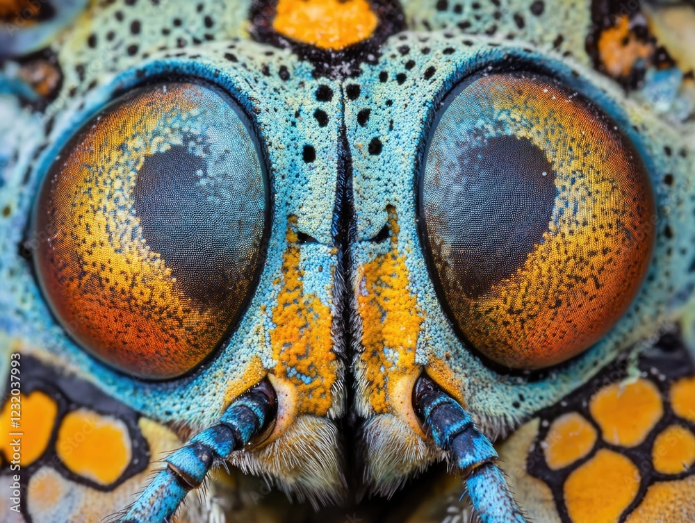 Wall mural Bug's Eyes Close Up