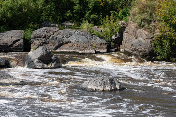 Howler Threshold on the Iset River, Kamensky city district, Sverdlovsk region
