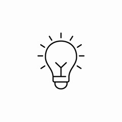 idea brightness icon sign vector