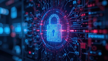 fDigital Lock in Healthcare A powerful symbol of patient data security in healthcare, illustrating the importance of protecting sensitive information through advanced digital encryption.uu-