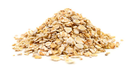 oat flakes heap