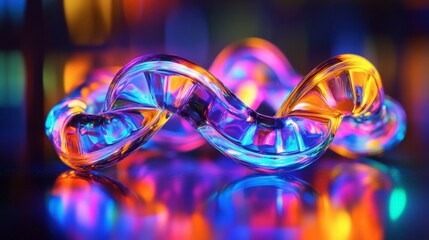 DNA double helix glowing, molecular structure, genetic modification, advanced biotechnology