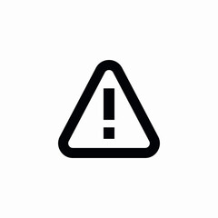 danger warning triangle icon sign vector